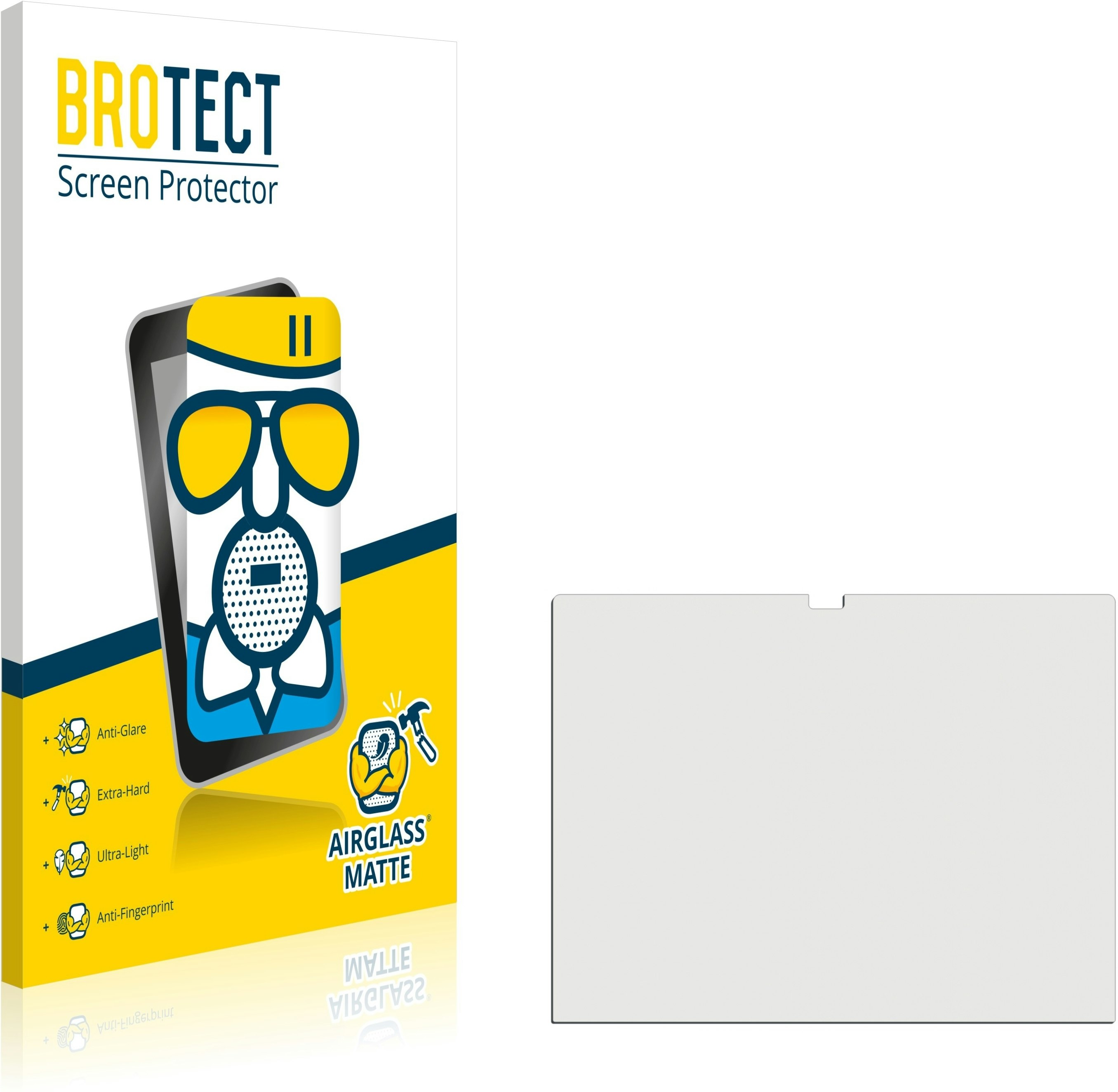 BROTECT Protector Pantalla Cristal Compatible con HP Chromebook x360 12b-ca0005nf Protector Pantalla Vidrio Dureza 9H AirGlass